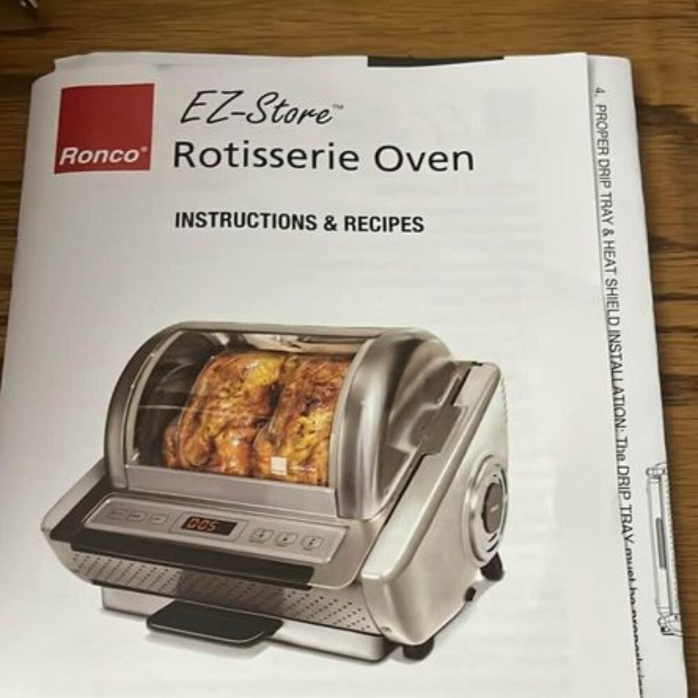 Ronco Digital Showtime Rotisserie and BBQ Oven, Red